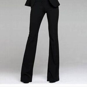 Body By Victoria Kate Fit Flare Trousers Charcoal Gray Size 6